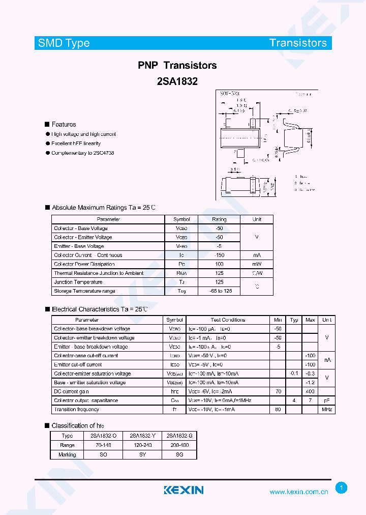 2SA1832-G_8218404.PDF Datasheet