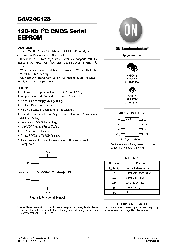CAV24C128_8218572.PDF Datasheet