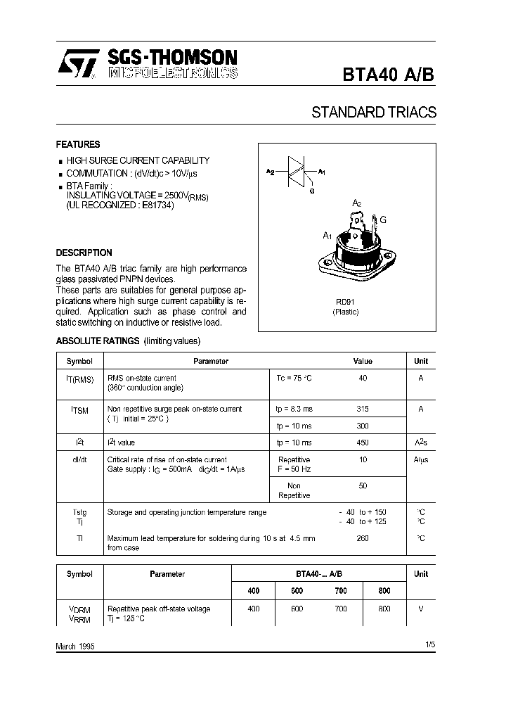 BTA41-700BRG_8218629.PDF Datasheet