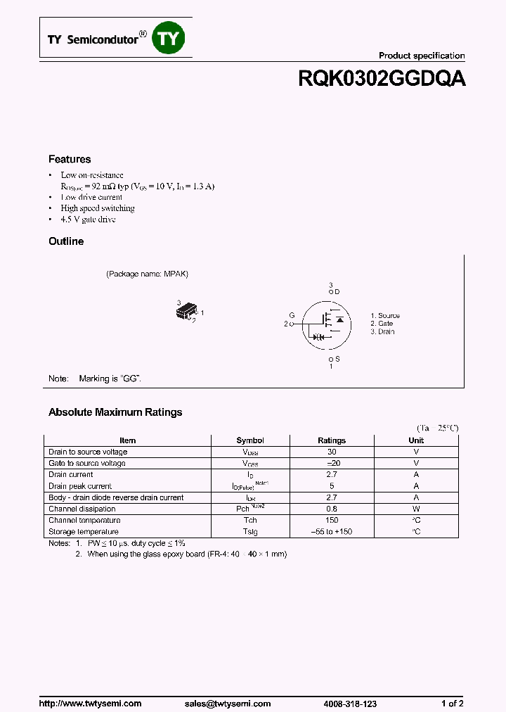 RQK0302GGDQA_8218955.PDF Datasheet