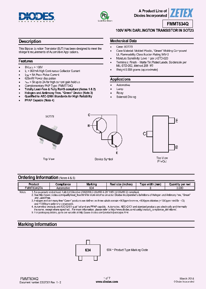FMMT634Q-15_8219331.PDF Datasheet