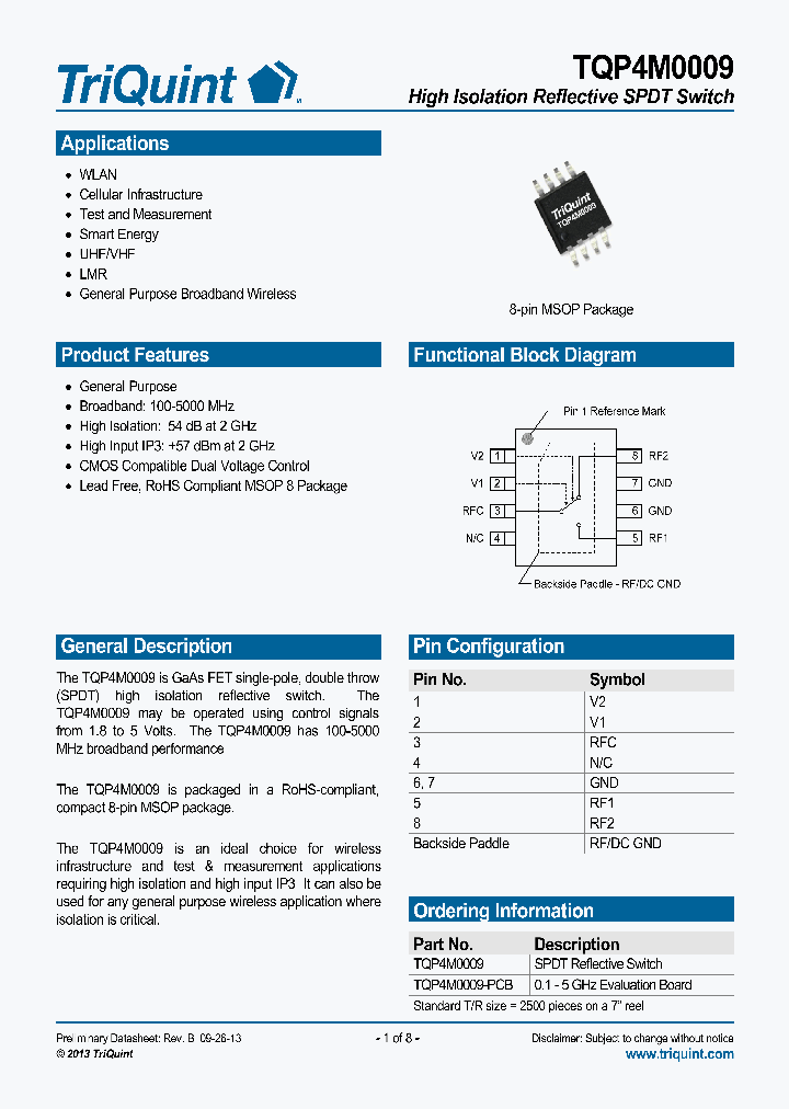 TQP4M0009-PCB_8219460.PDF Datasheet