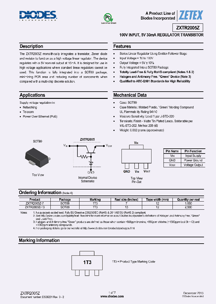 ZXTR2005Z-15_8219490.PDF Datasheet