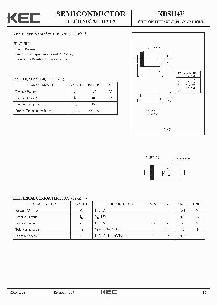 KDS114V-15_8219703.PDF Datasheet