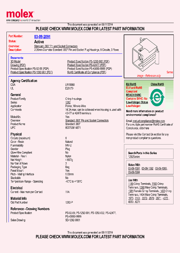 1292-P_8219945.PDF Datasheet