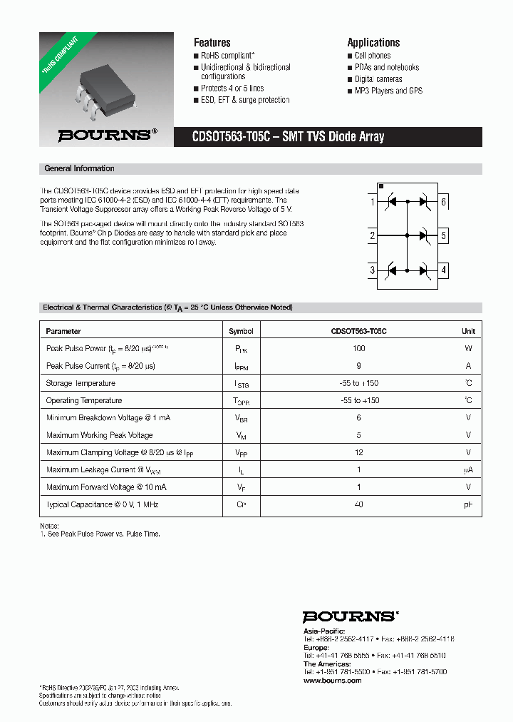 CDSOT563-T05C_8219956.PDF Datasheet