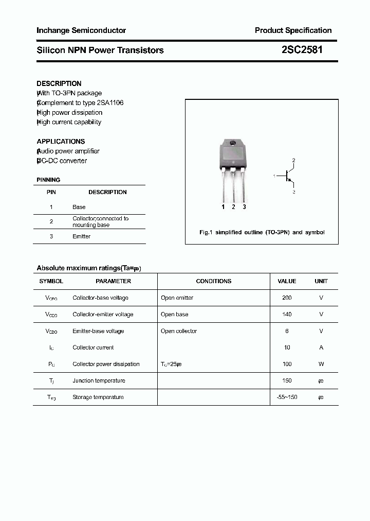 2SC2581_8220013.PDF Datasheet