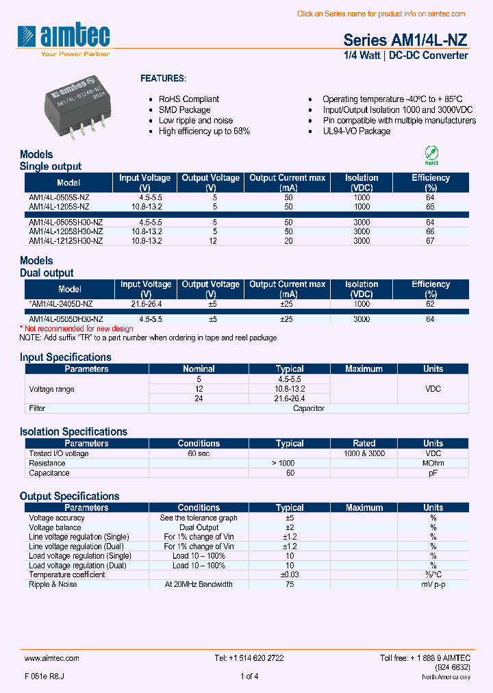 AM14L1205SNZ_8220467.PDF Datasheet