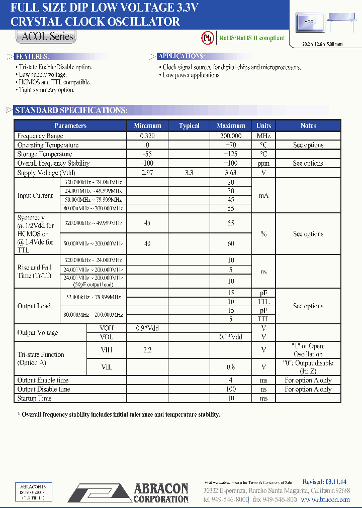 ACOL-1431818MHZ-D-H_8220814.PDF Datasheet
