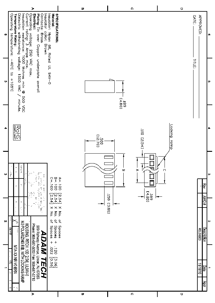 MTA-XX-NR-V0-BRN_8220952.PDF Datasheet