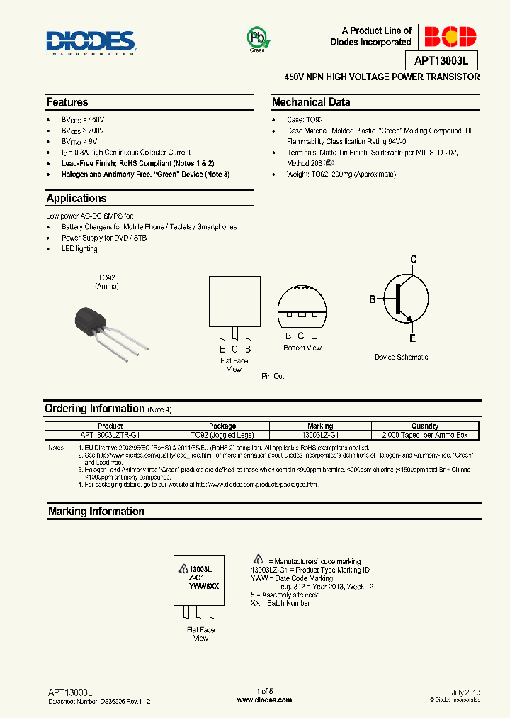 APT13003L-15_8221346.PDF Datasheet