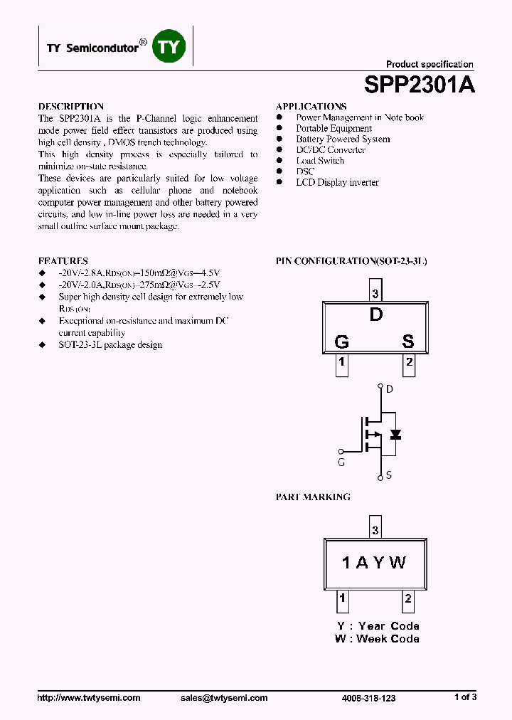 SPP2301AS23RG_8221491.PDF Datasheet
