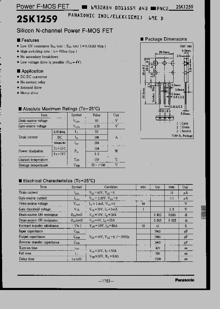 2SK1259_8221771.PDF Datasheet