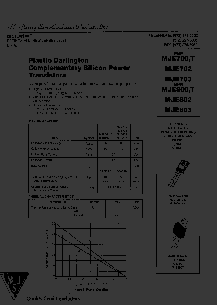 MJE802_8221786.PDF Datasheet