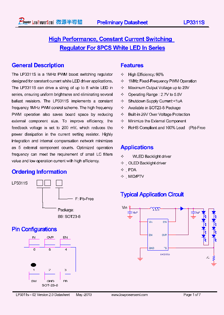 LP3311S_8222357.PDF Datasheet