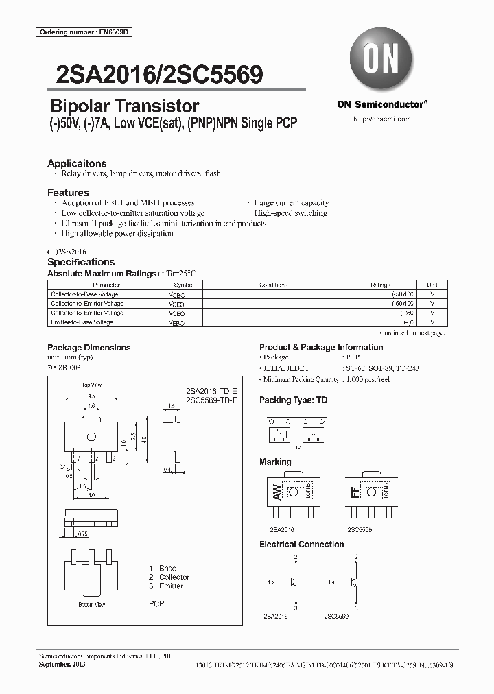 2SA2016_8222366.PDF Datasheet