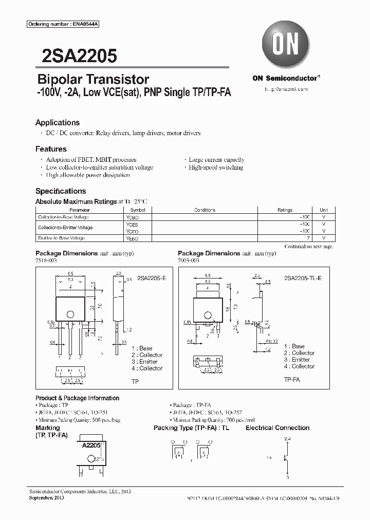 2SA2205_8222473.PDF Datasheet
