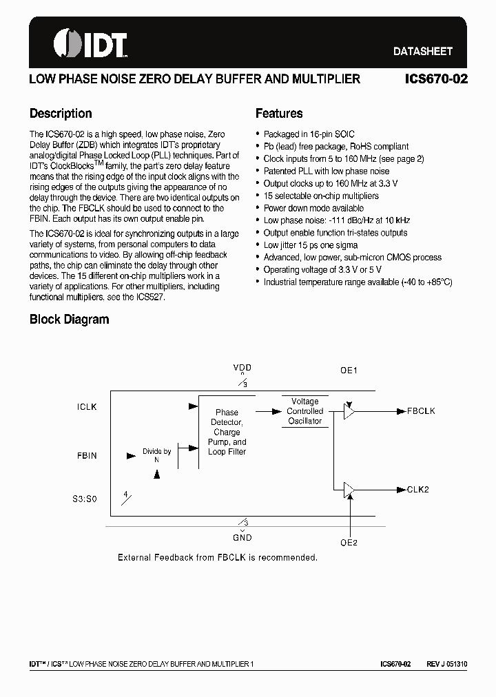 ICS670-02_8222644.PDF Datasheet