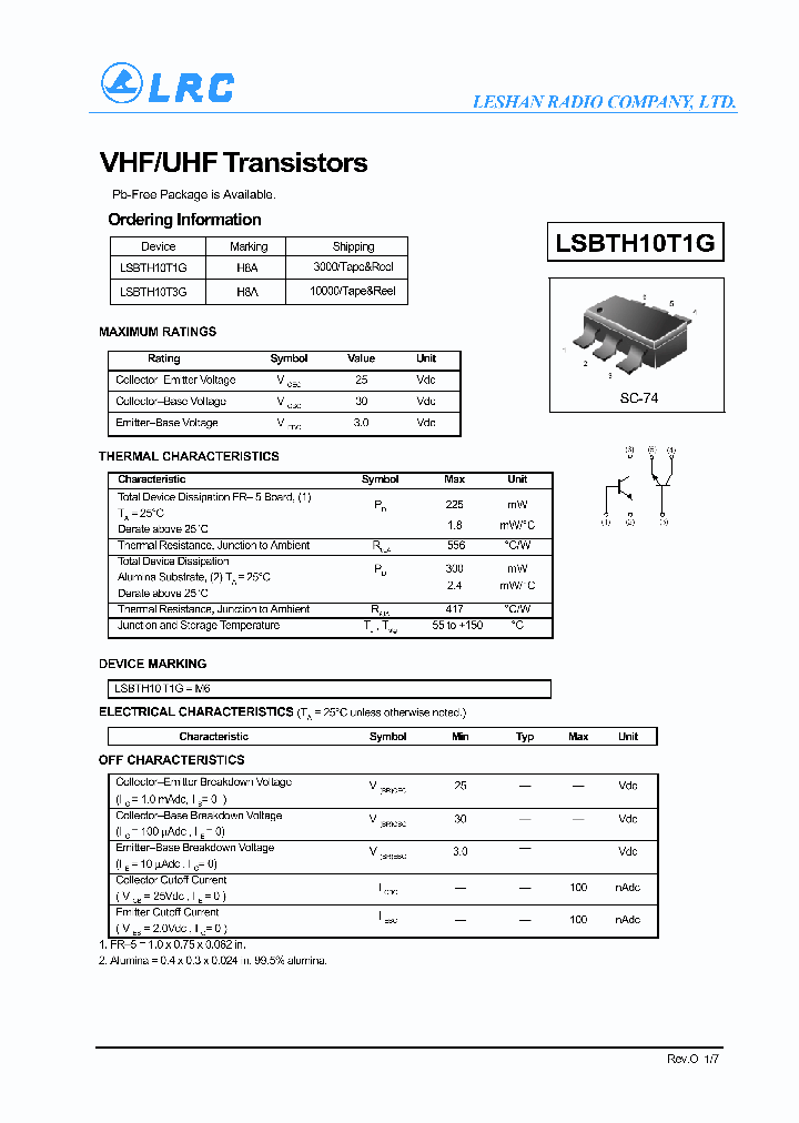LSBTH10T1G_8223594.PDF Datasheet
