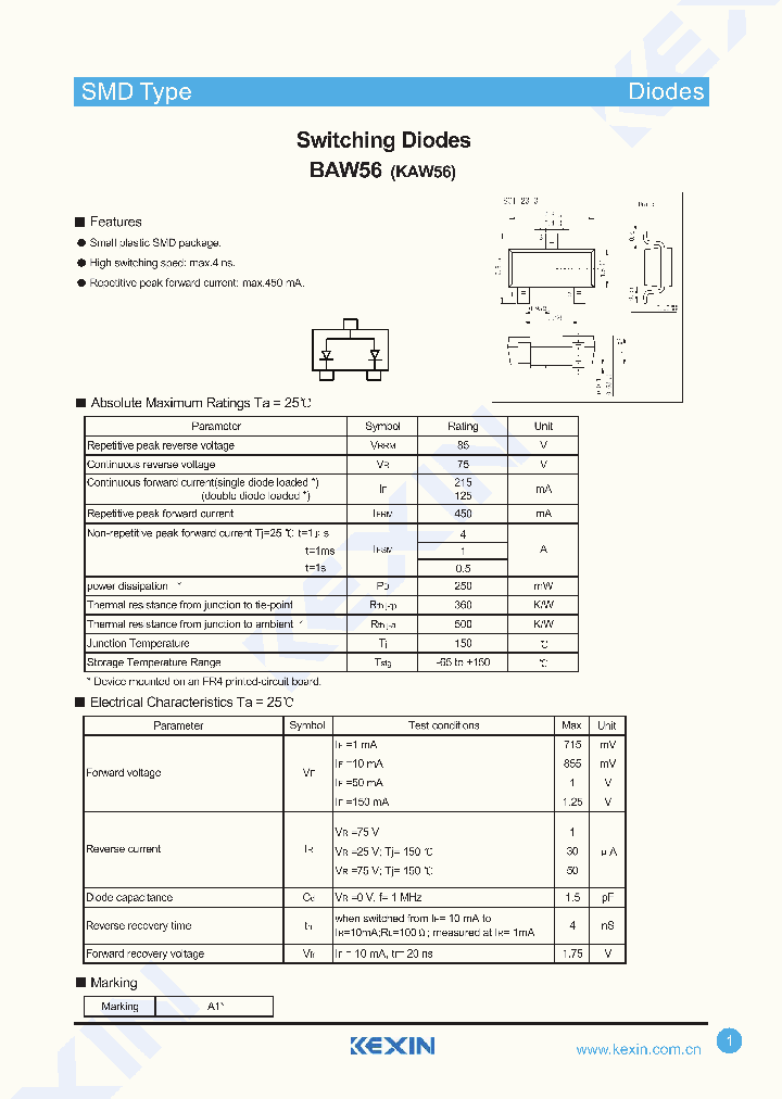 BAW56-3_8223619.PDF Datasheet
