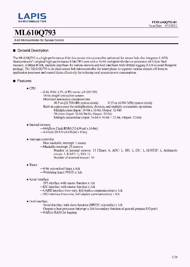 ML610Q793_8223737.PDF Datasheet