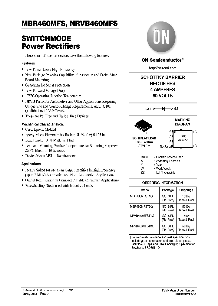 MBR460MFS_8224134.PDF Datasheet