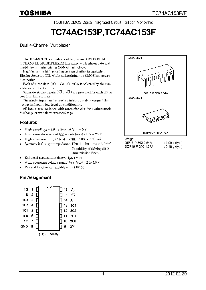 TC74AC153P-12_8224175.PDF Datasheet