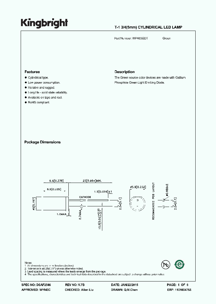 WP483GDT-15_8224259.PDF Datasheet