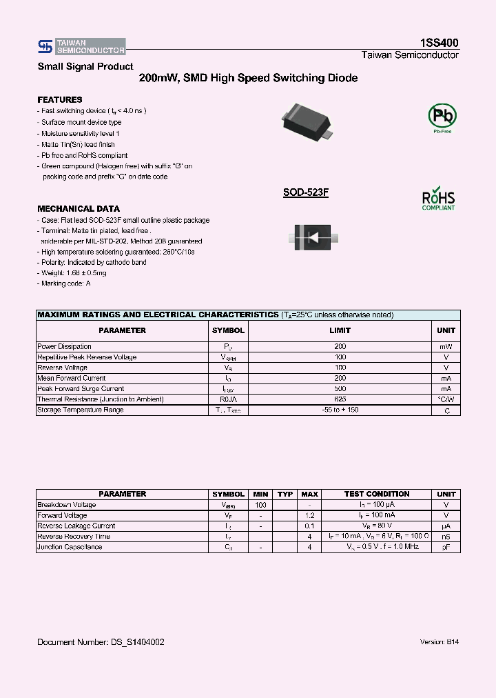 1SS400-L0RKG_8224628.PDF Datasheet
