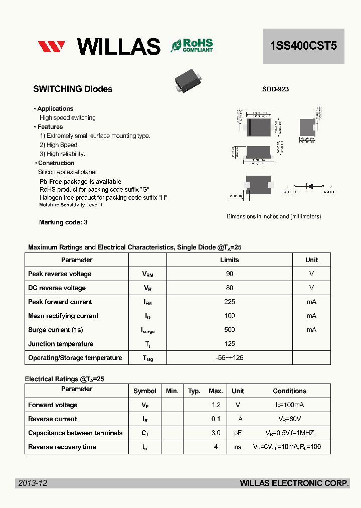 1SS400CST5_8224632.PDF Datasheet