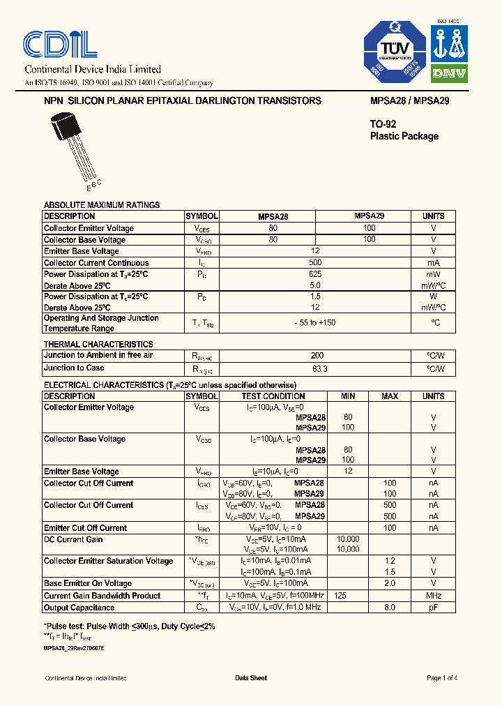 MPSA28_8224773.PDF Datasheet