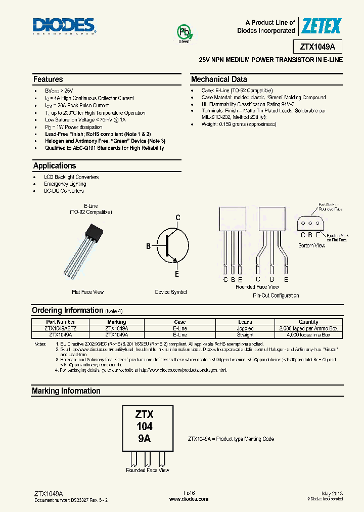ZTX1049A_8224883.PDF Datasheet