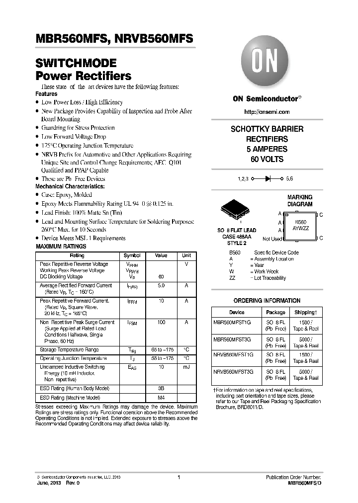 MBR560MFS_8224997.PDF Datasheet