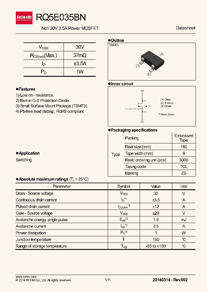 RQ5E035BN_8225978.PDF Datasheet