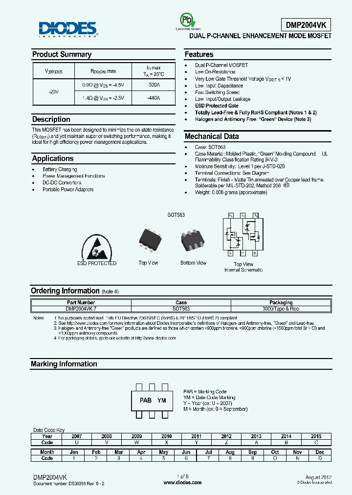 DMP2004VK-15_8226114.PDF Datasheet