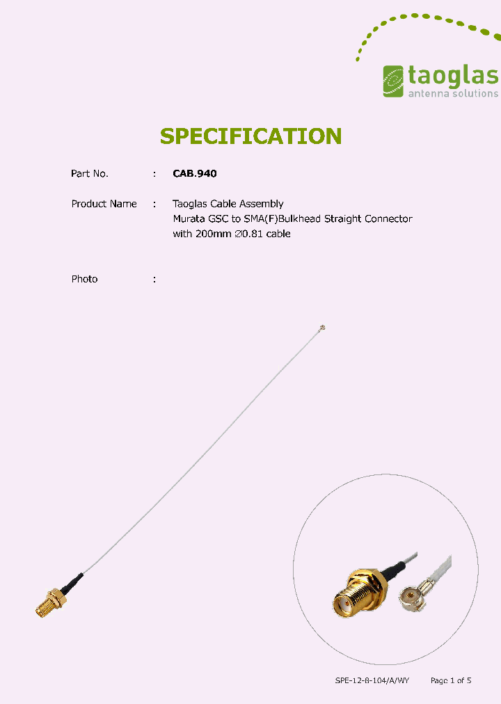 CAB940_8226216.PDF Datasheet