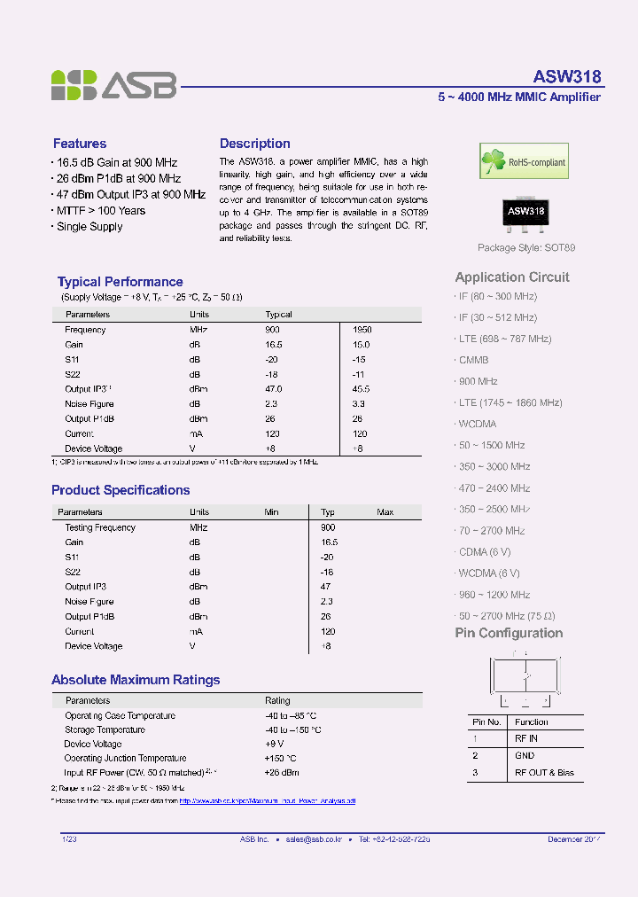 ASW318_8226633.PDF Datasheet