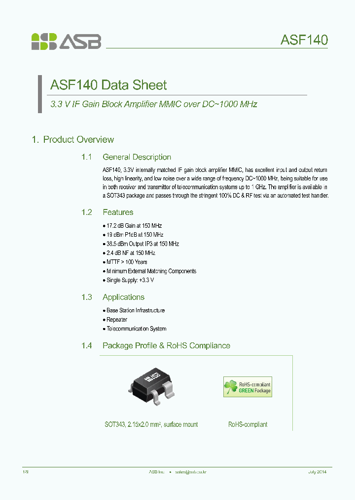 ASF140_8226850.PDF Datasheet