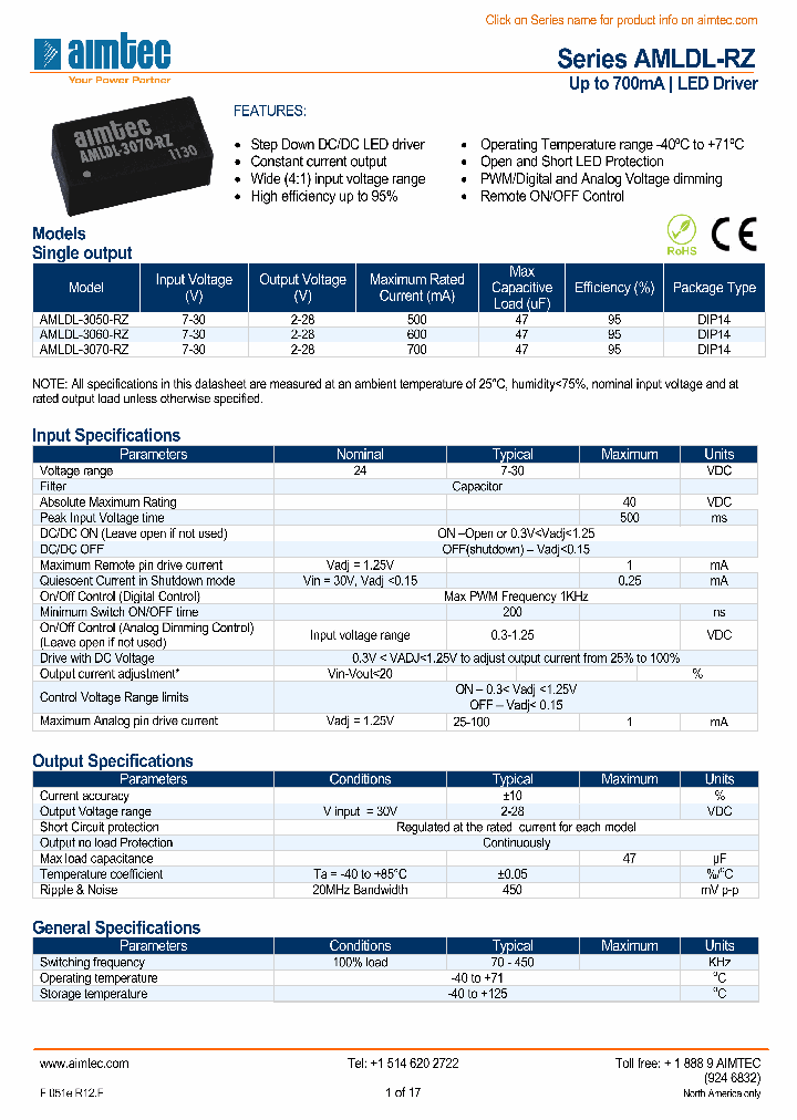 AMLDL-3050-RZ_8226837.PDF Datasheet