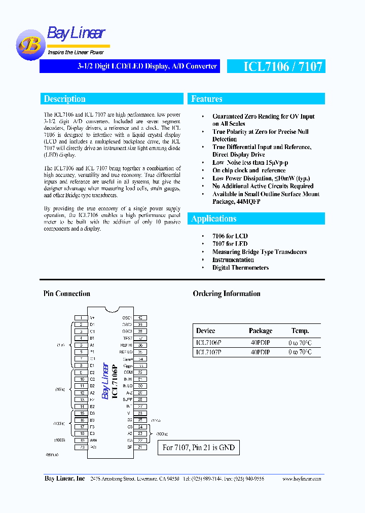 ICL7107P_8226891.PDF Datasheet