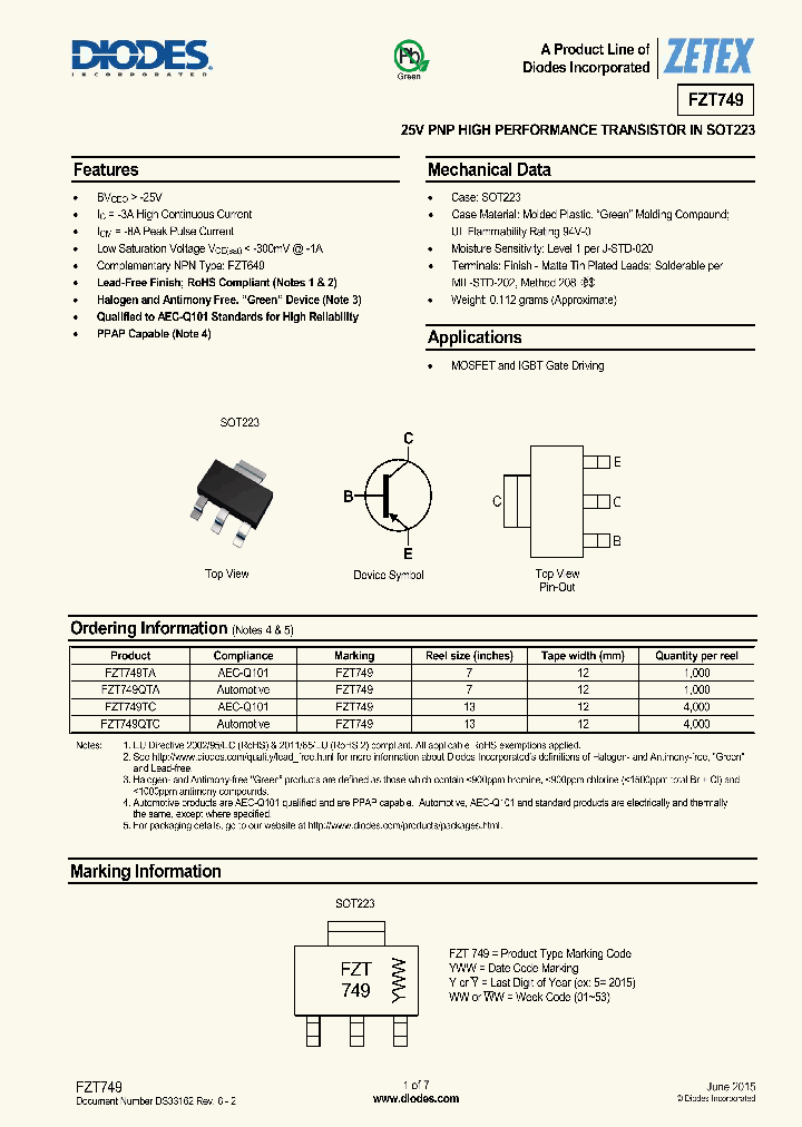 FZT749-15_8227344.PDF Datasheet