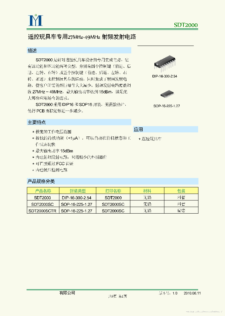 SDT2000_7843339.PDF Datasheet