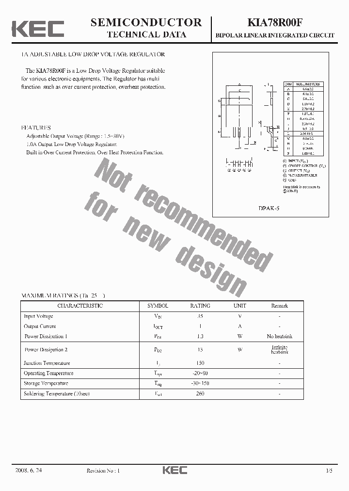 KIA78R00F-15_8229010.PDF Datasheet