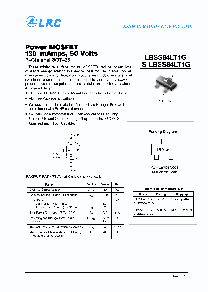 LBSS84LT1G-15_8229217.PDF Datasheet