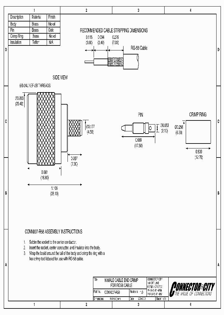CONN007-R58_8229340.PDF Datasheet
