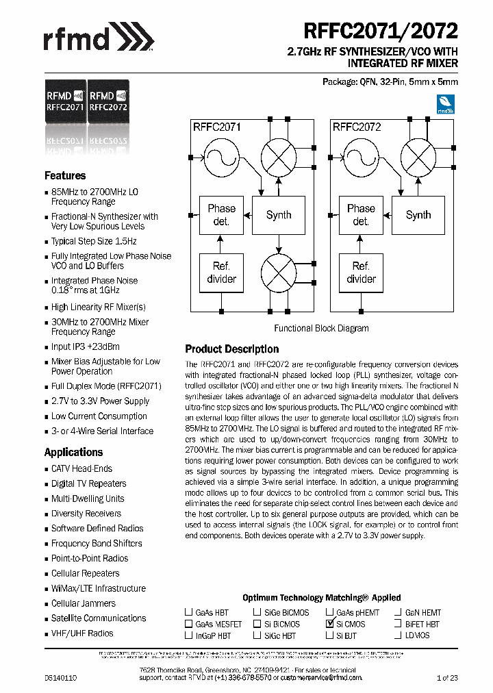 RFFC2071TR13_8229635.PDF Datasheet