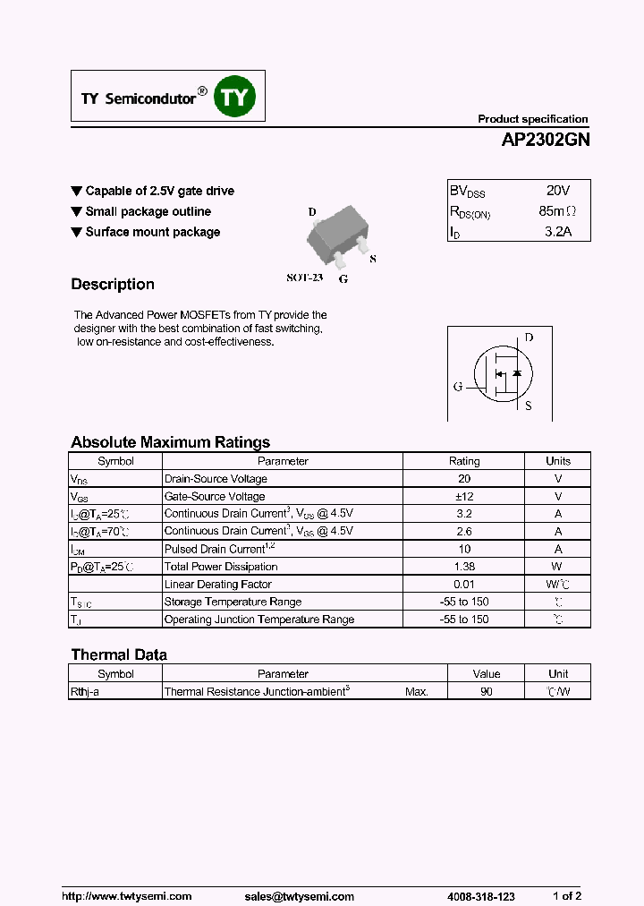 AP2302GN_8229702.PDF Datasheet