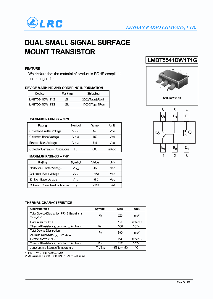LMBT5541DW1T3G_8229833.PDF Datasheet