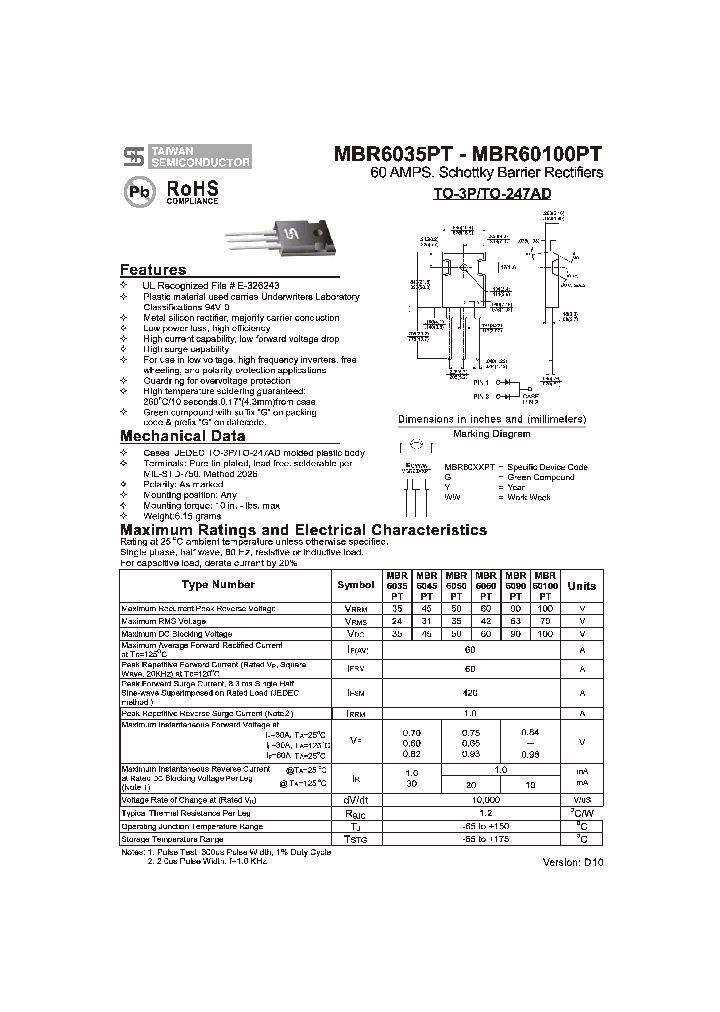 MBR6035PT-10_8230152.PDF Datasheet