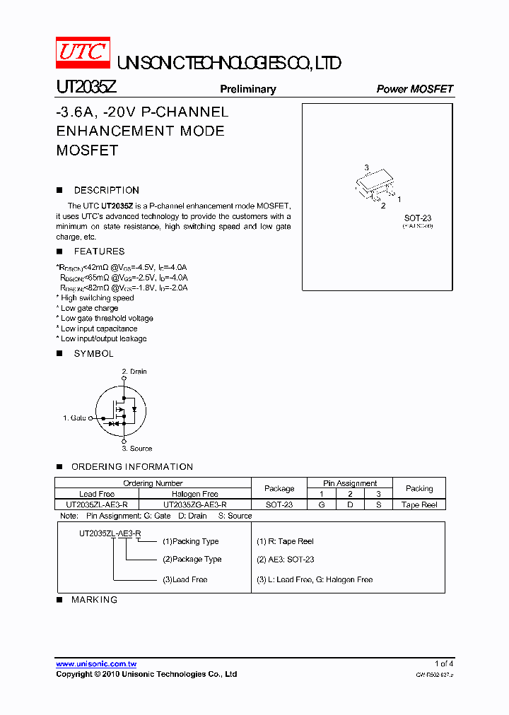 UT2035ZG-AE3-R_8230794.PDF Datasheet